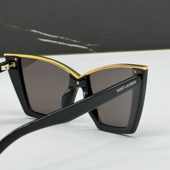 NEW SAINT LAURENT CAT EYE WOMEN SUNGLASSES SL 570 001 - Picture 11 of 14